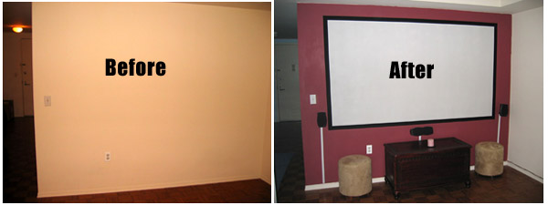 DIY Projector Screens - Part I - Paint Your Own Projection Screen