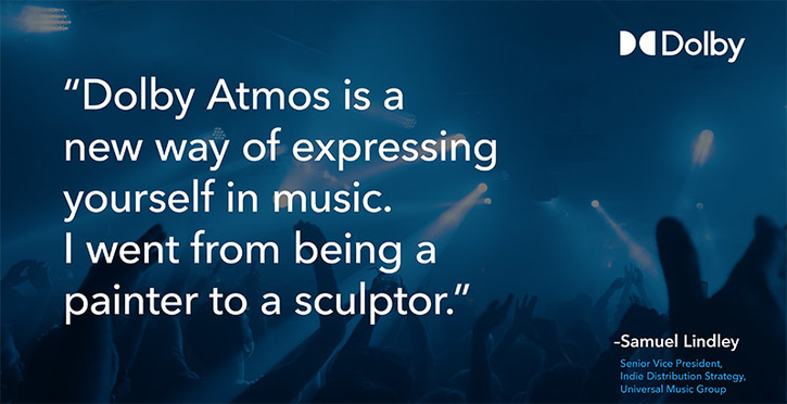 Dolby Atmos Quote from Universal Music Group